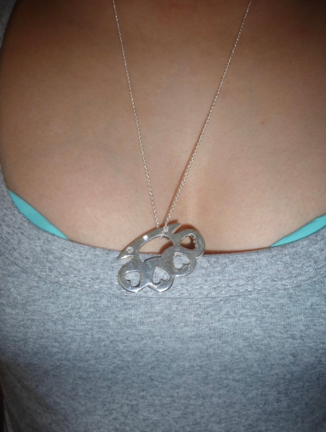 HEART KNUX NECKLACE