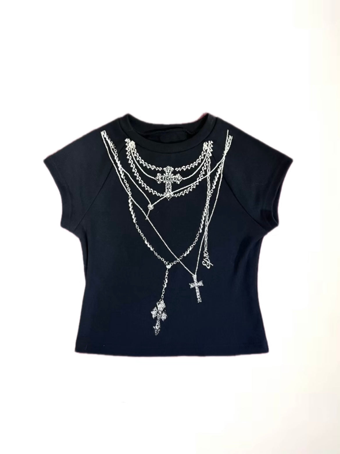 Epic chain necklace tee