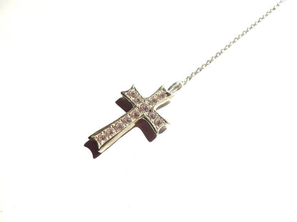 Long cross necklace