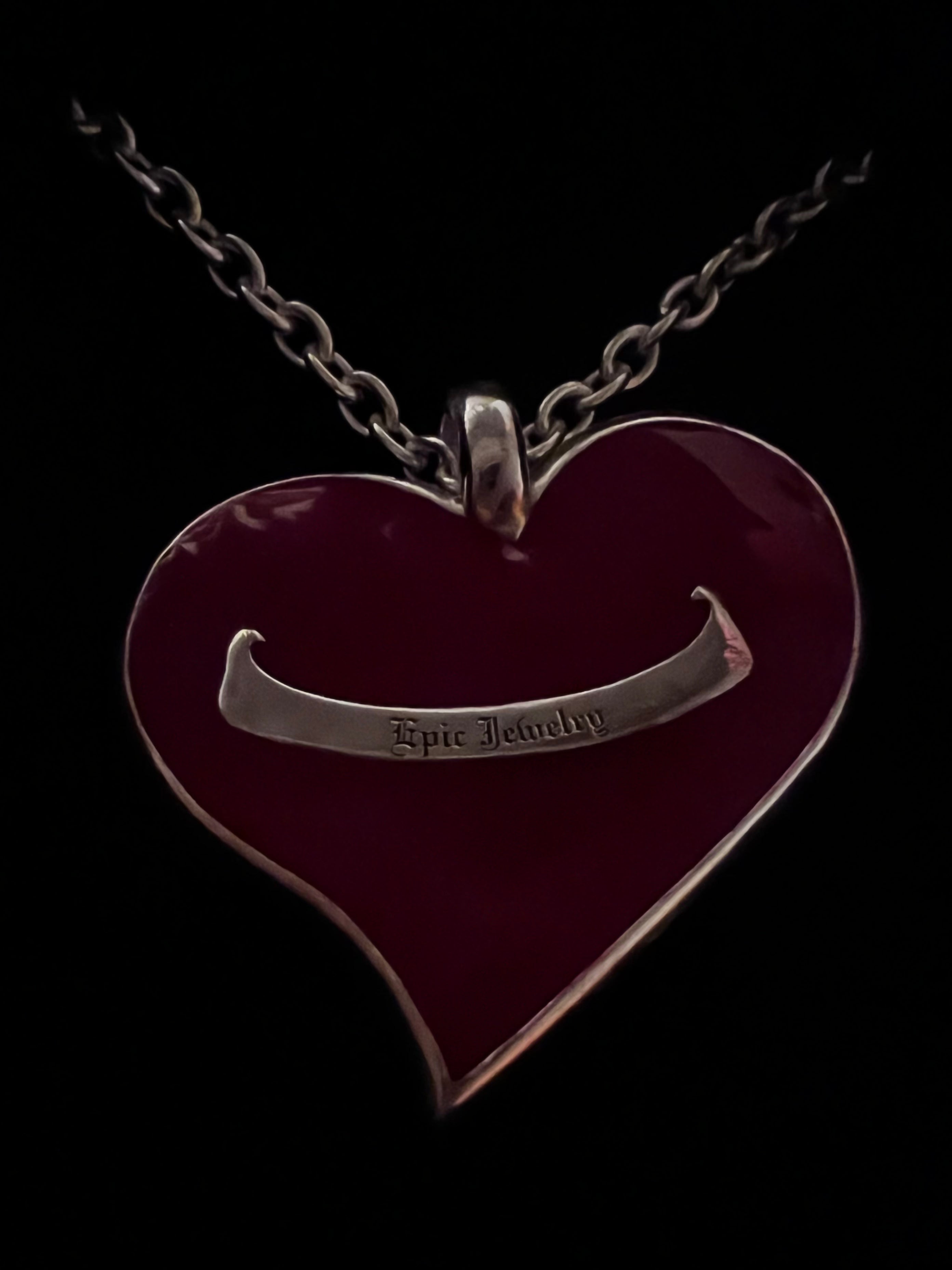 epic jewelry blackheartpendantnecklace アクセサリー epic jewelry