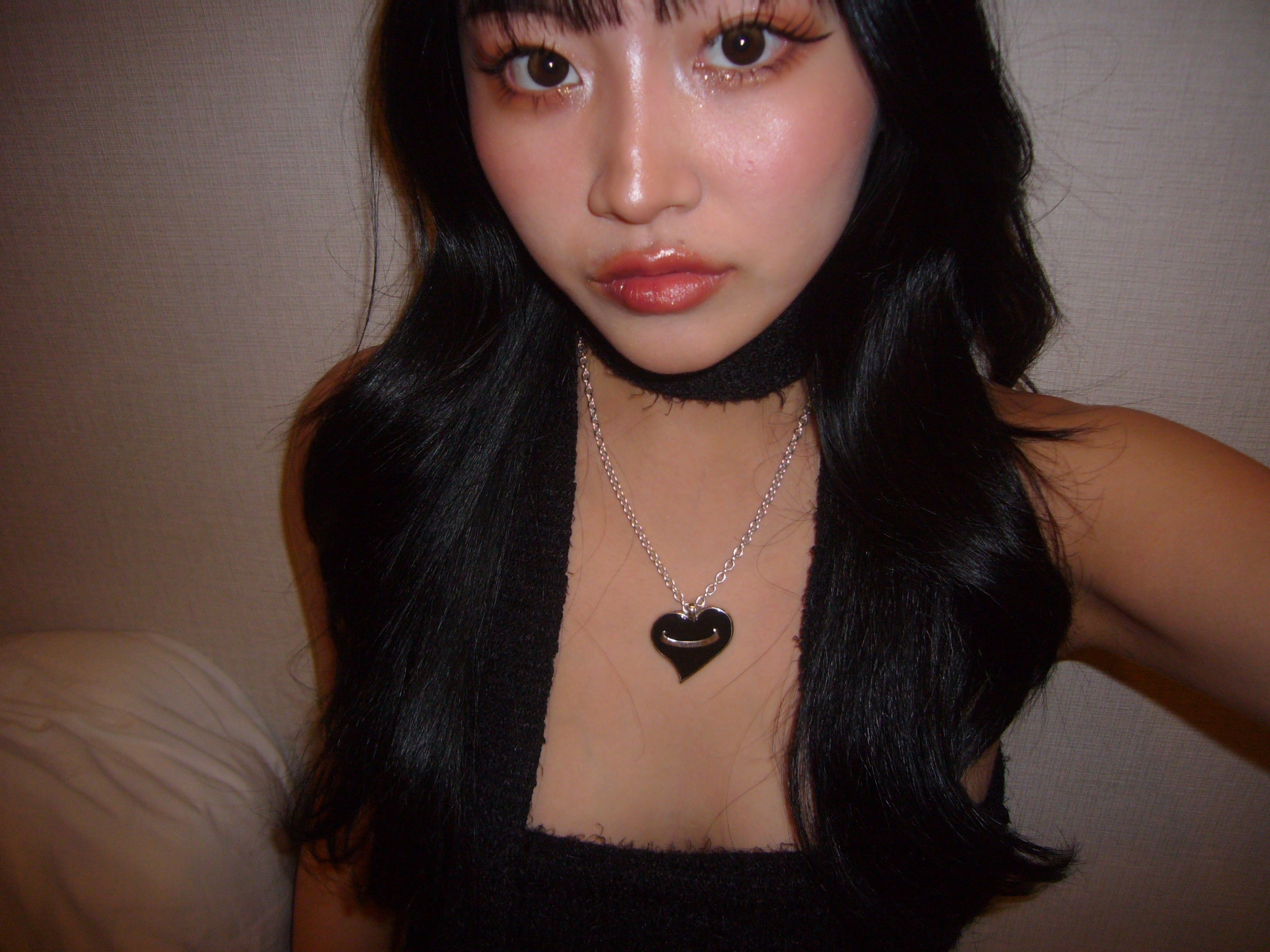 Black heart pendant necklace – EPIC JEWELRY