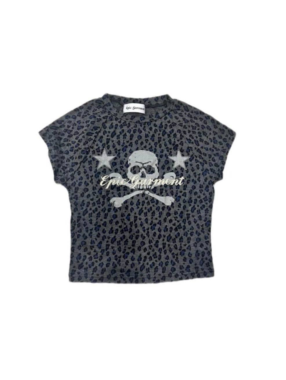 Leopard skull tee