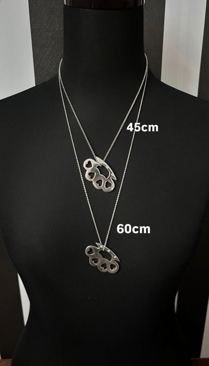 HEART KNUX NECKLACE
