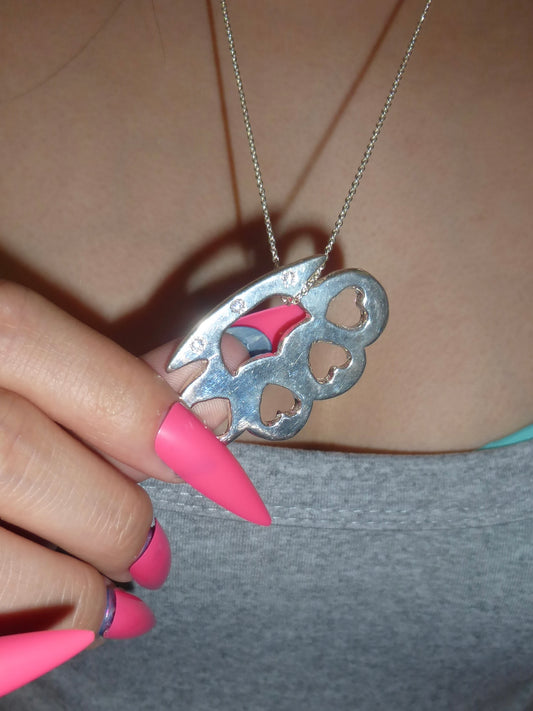 【5/31(SUN) 9pm- 】 HEART KNUX NECKLACE